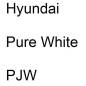 Preview: Hyundai, Pure White, PJW.